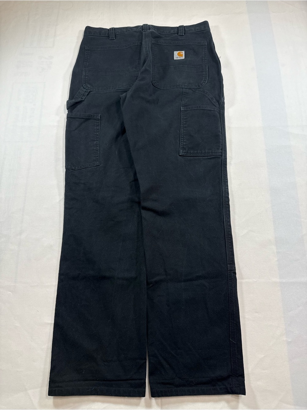 Black Carhartt Double Knee Pants Relaxed Fit Size 32x32 NWOT